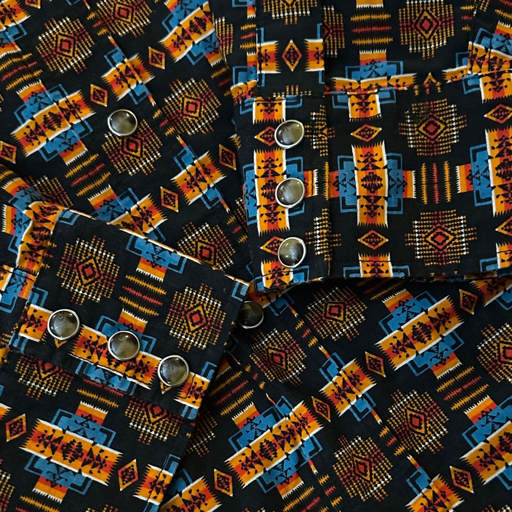 Pendleton Men's Multicolor Geometric Button Down … - image 4